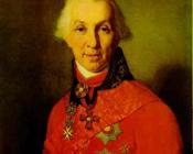 弗拉基米尔 波罗维科夫斯基 : Portrait of G. R. Derzhavin